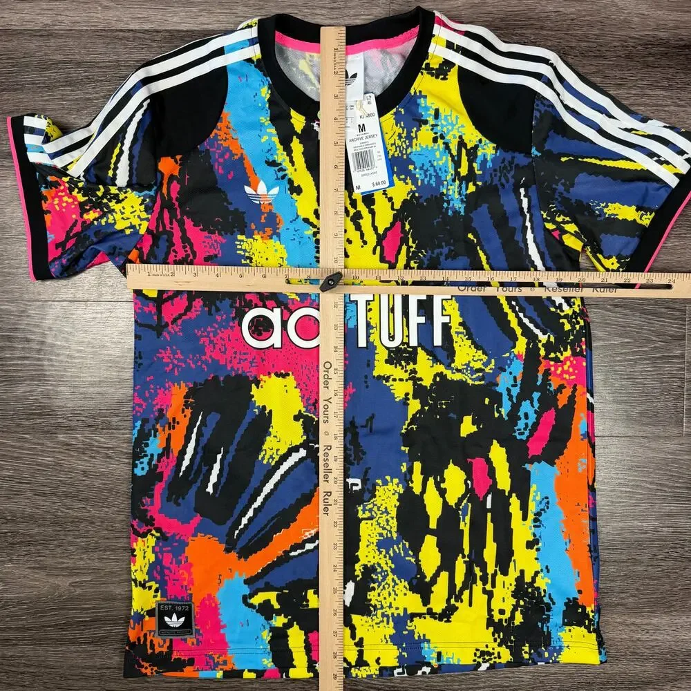 Adidas Originals Archive Jersey Graphic Print Lightweight Crew Neck M KD4800